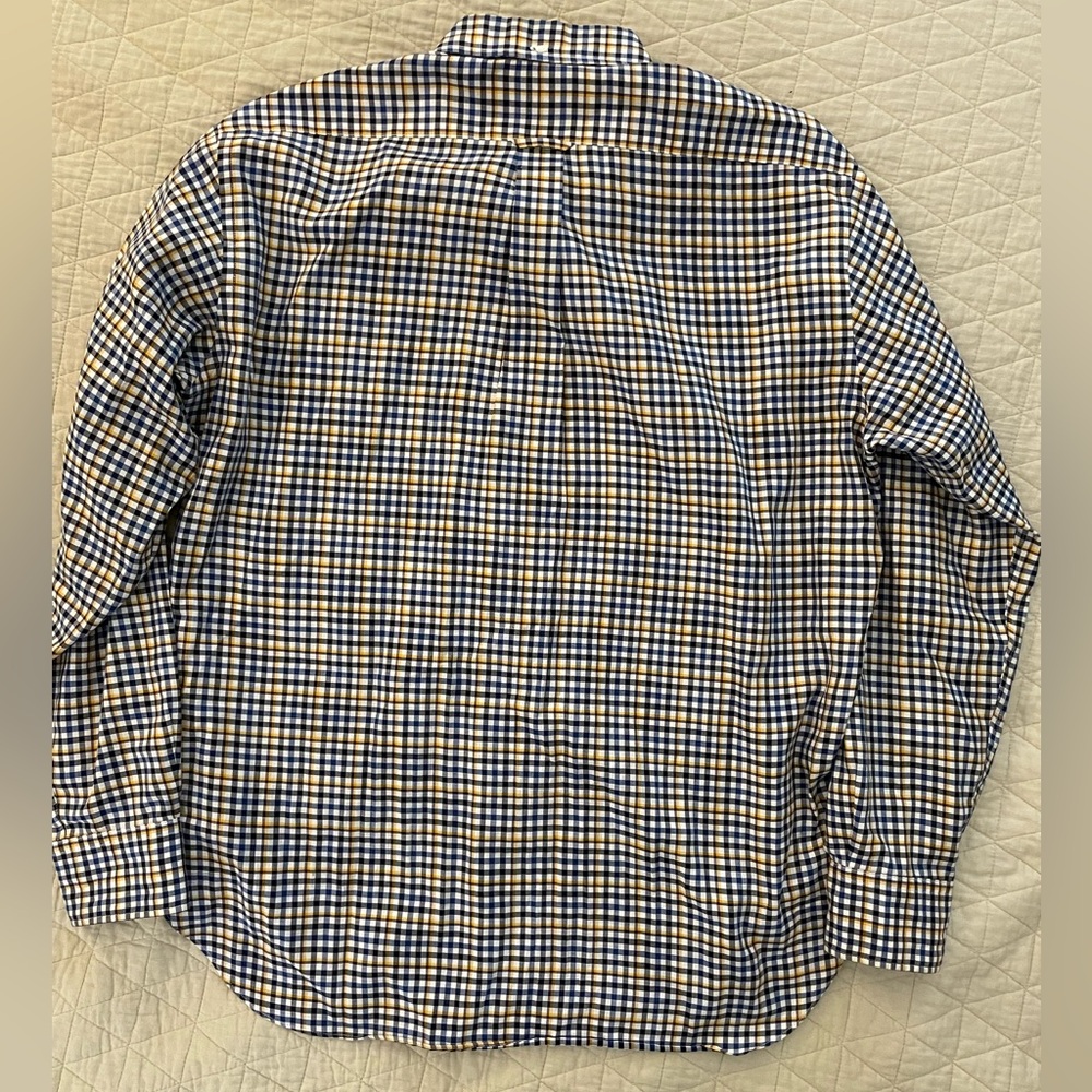 Faconnable Classique Multicolor Check Button Down… - image 6
